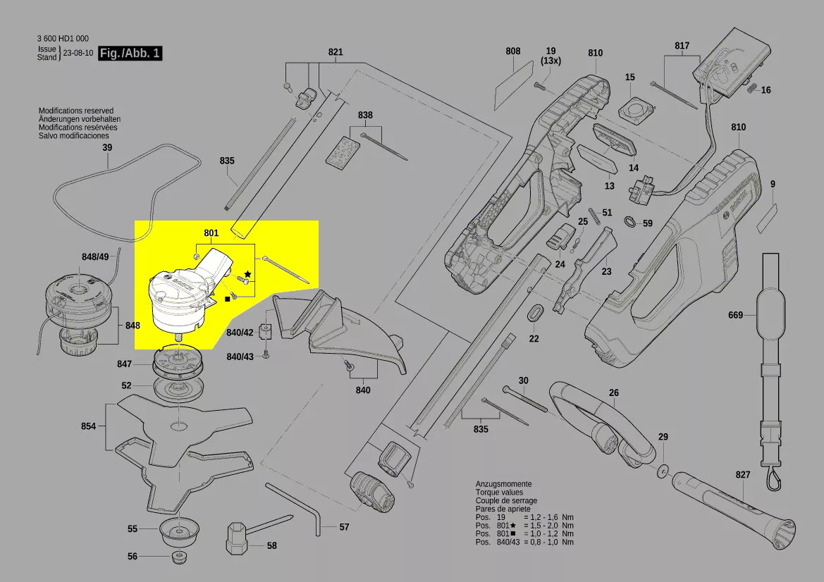 moteur réf. F 016 F06 032 Bosch